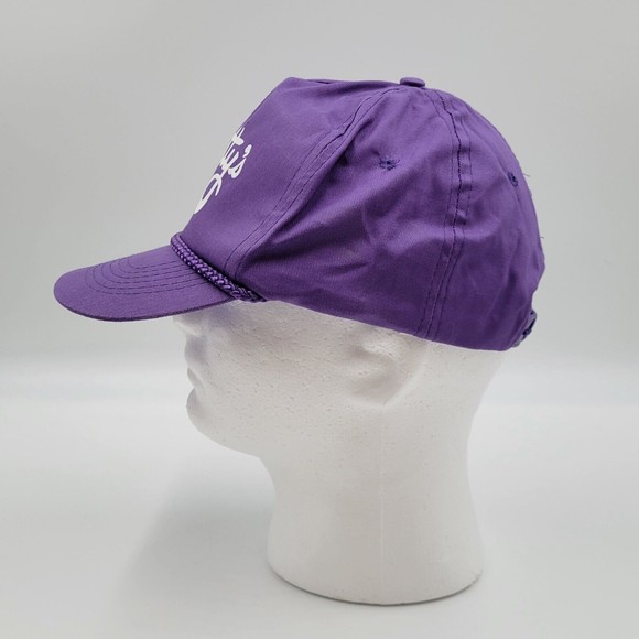 VTG Smitty's Total Package Fremont Nebraska Purple Rope Snapback Trucker Hat Cap - Picture 5 of 9